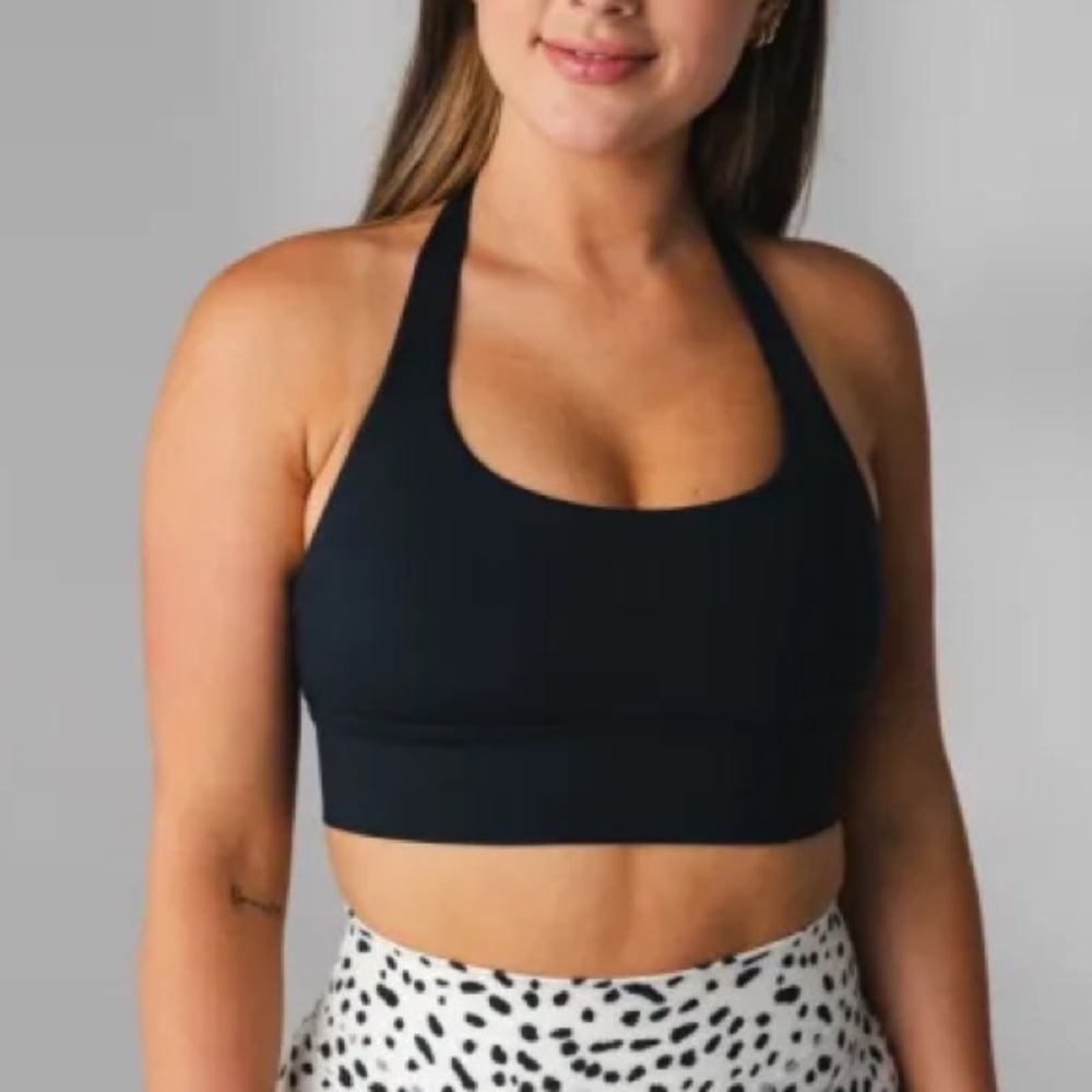 Balance Athletica Black Racerback Sports Bra